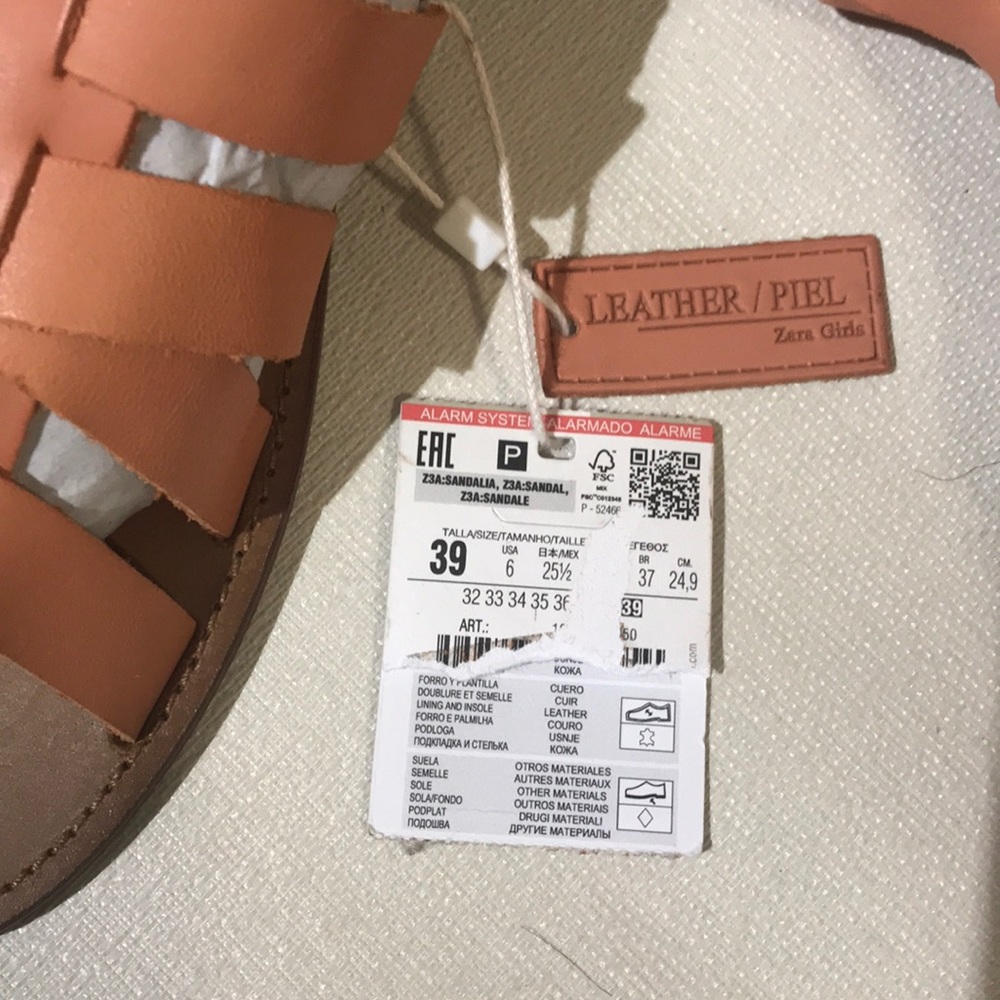 🔴SOLD 🆕REAL LEATHER SANDALS - Picture 2 of 5